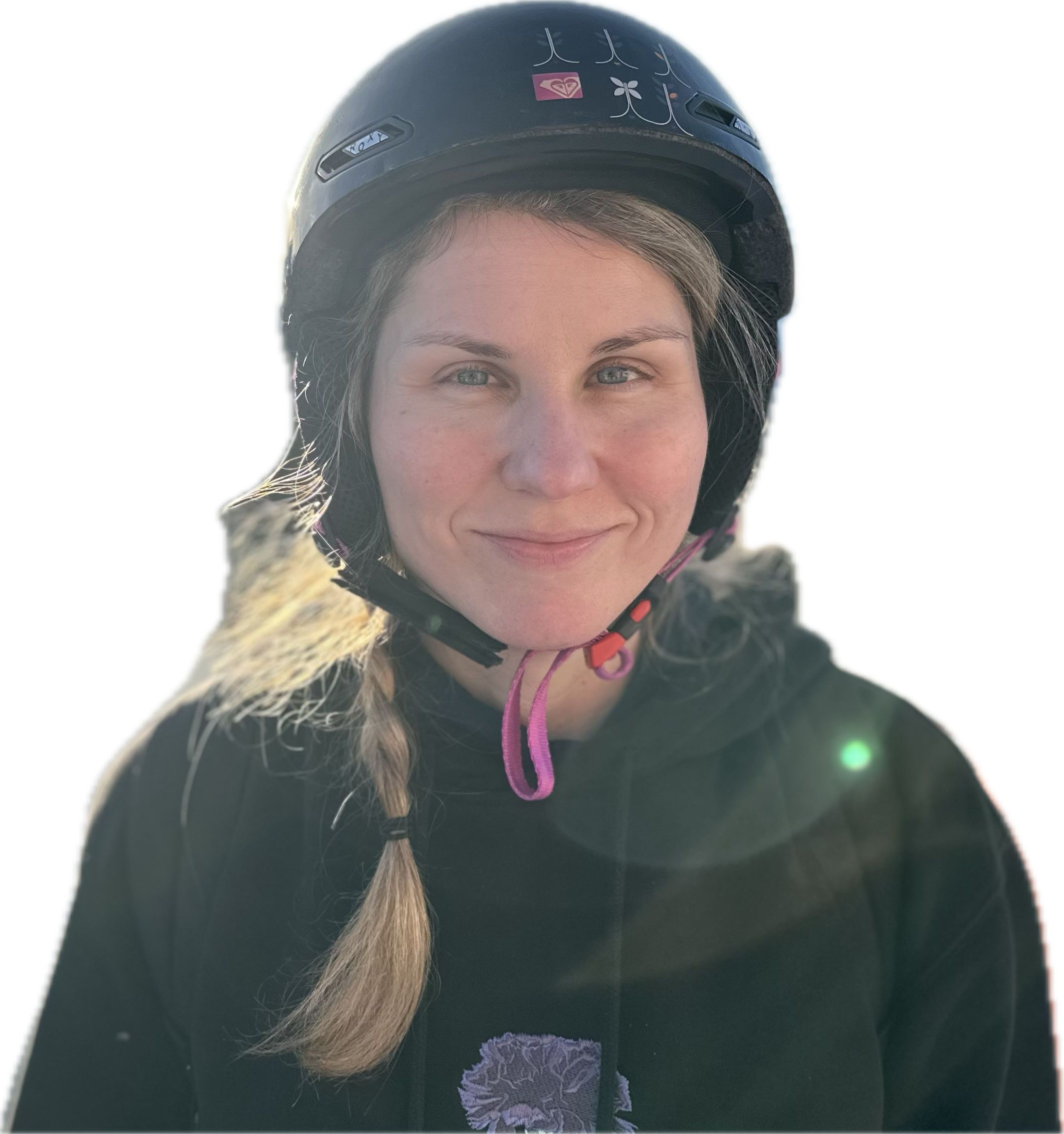 Theresa mit Helm